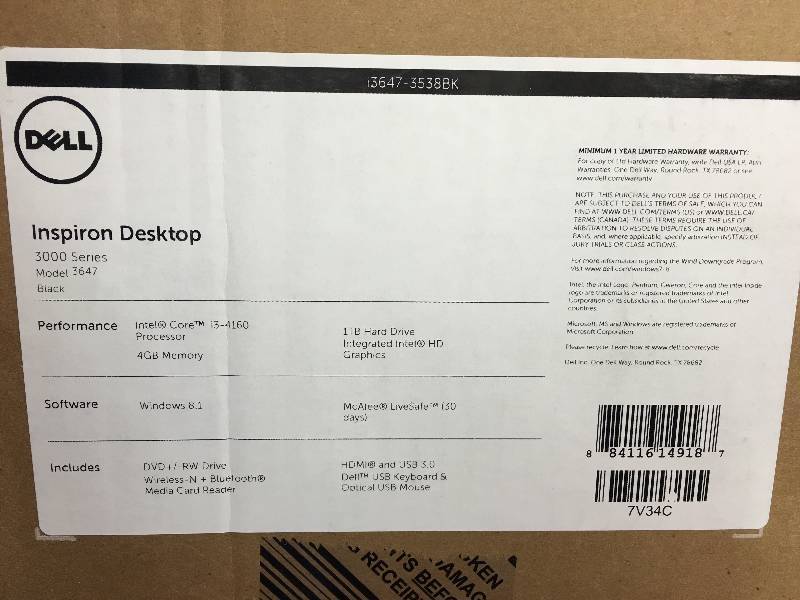 Dell Inspiron Tower Desktop with 19.5 Monitor retail $679 factory sealed