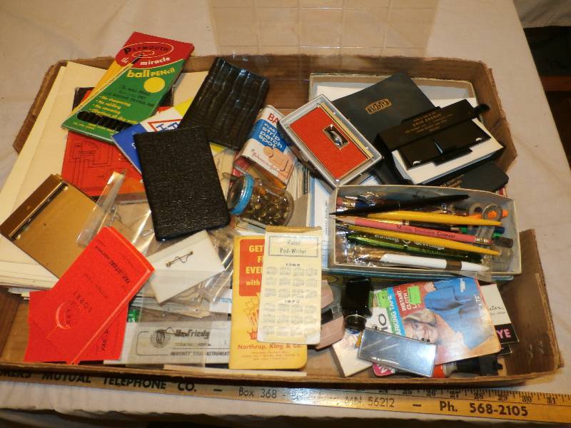 Box of Misc Office Supplies
