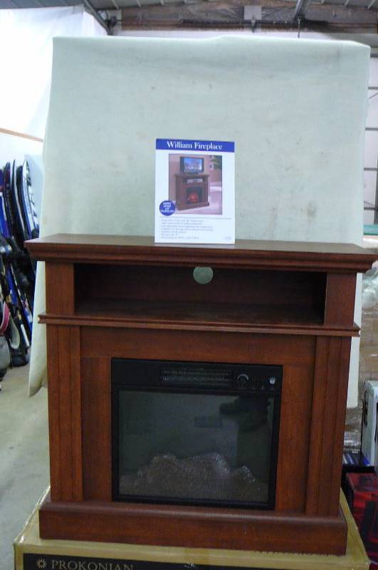 William Fire Place Cherry Wood in Box