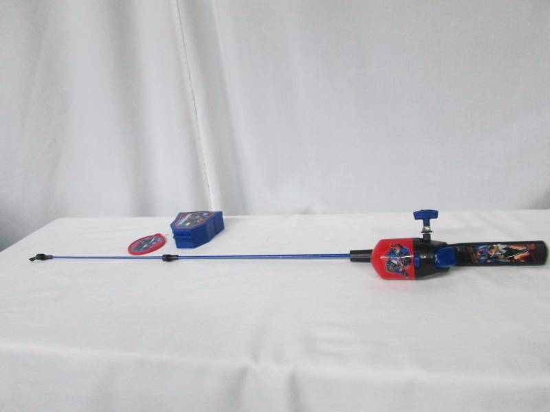 lot 62 image: Transformers Optimus Prime Fishing Rod and Reel