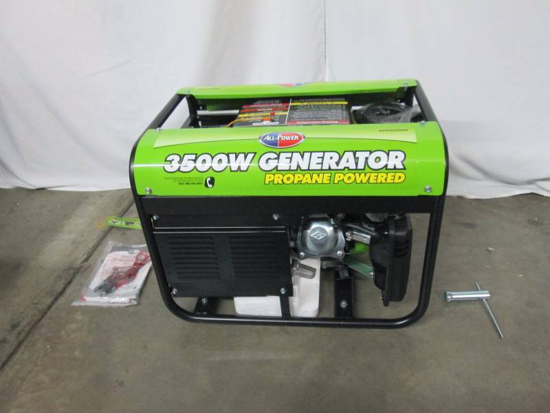 lot 3 image: All-Power 3500W Portable Propane Generator