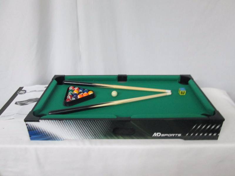 lot 50 image: MD Sports 27 Tabletop Billiards