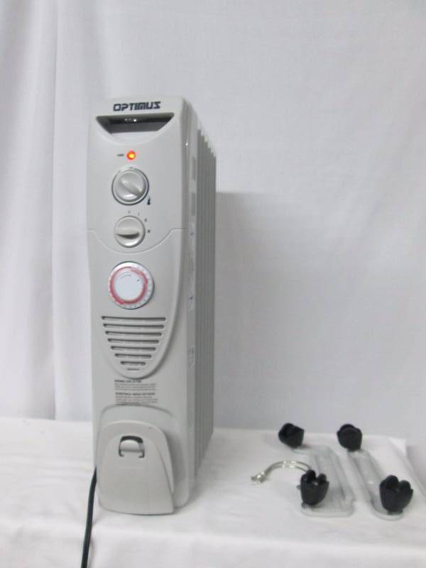 lot 66 image: Optimus Oil-Filled Radiator Heater