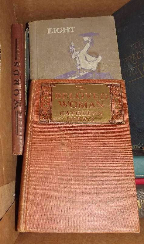 lot 109 image: Box Lot of Old Books, German Readings & More