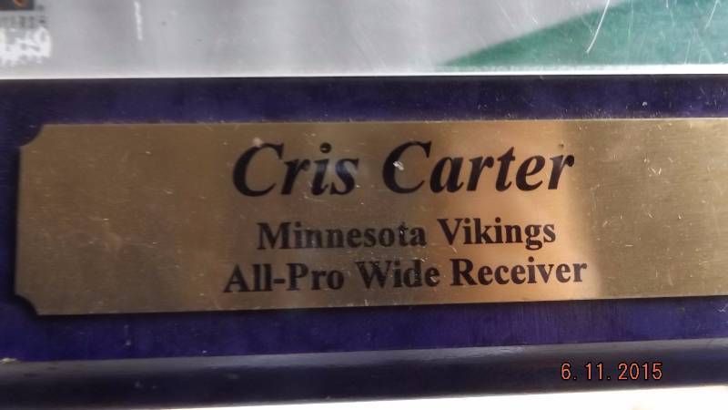 Chris Carter Plaque