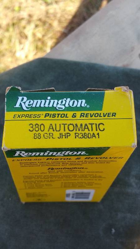(50) Rounds .380 Pistol Ammo
