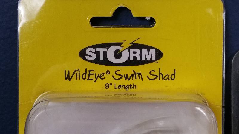 Large Storm Swim Shad & Pro Paddle Tail Lures