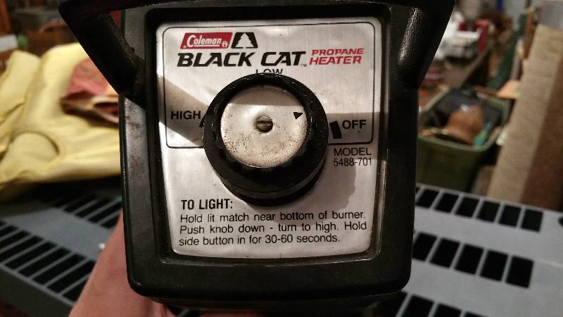 Coleman Blackcat Propane  Heater