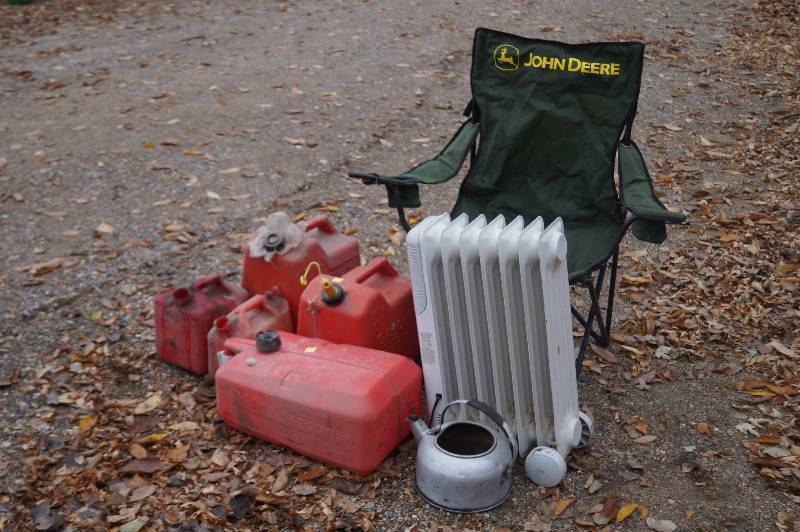 John Deere ChairGas Cans