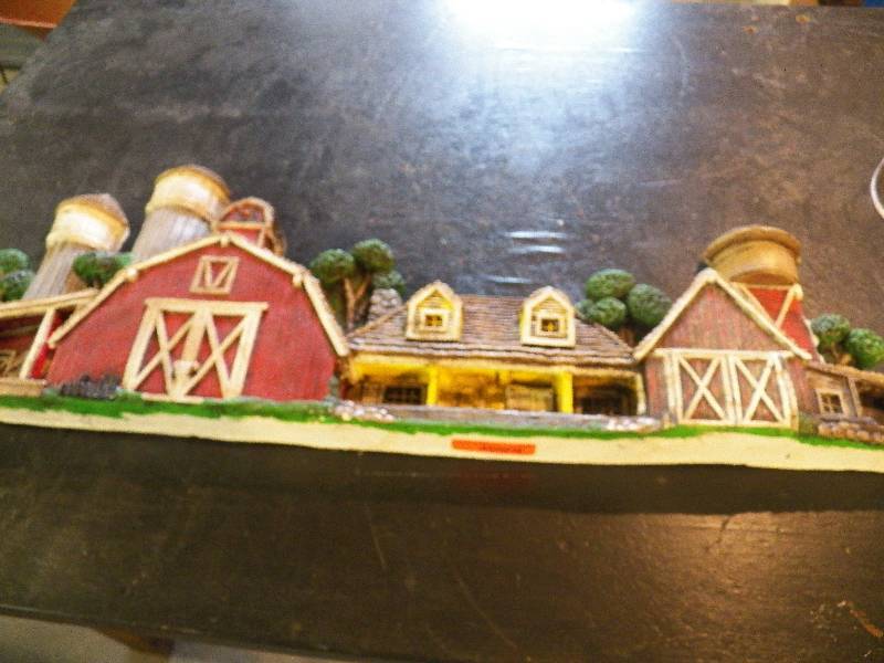 Plaster Farm scene 3d 34x12 Approx
