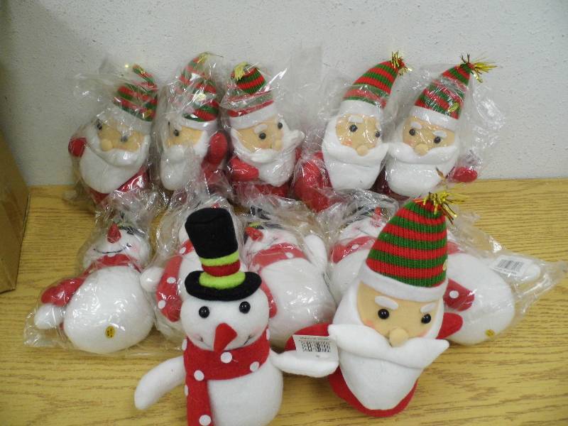 Case of 12 Happy Fabric Christmas Folk