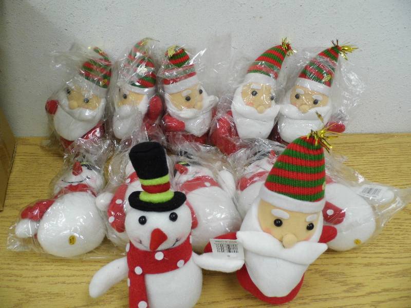 Case of 12 Happy Fabric Christmas Folk