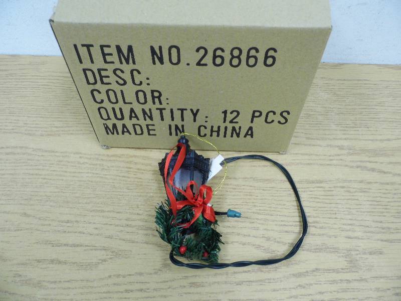 Case of 12 Lighted Ornaments