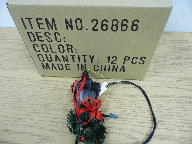 Case of 12 Lighted Ornaments