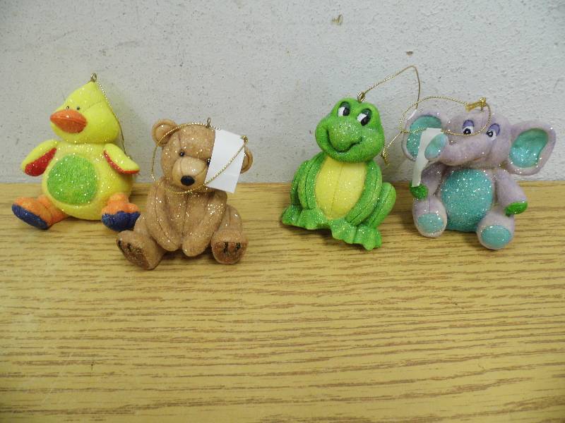 Glitter Toy Ornaments