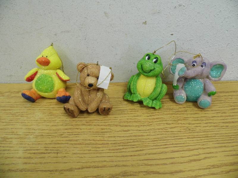 Glitter Toy Ornaments