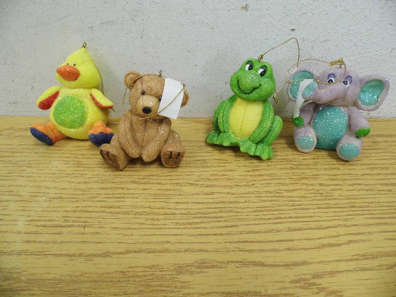 Glitter Toy Ornaments