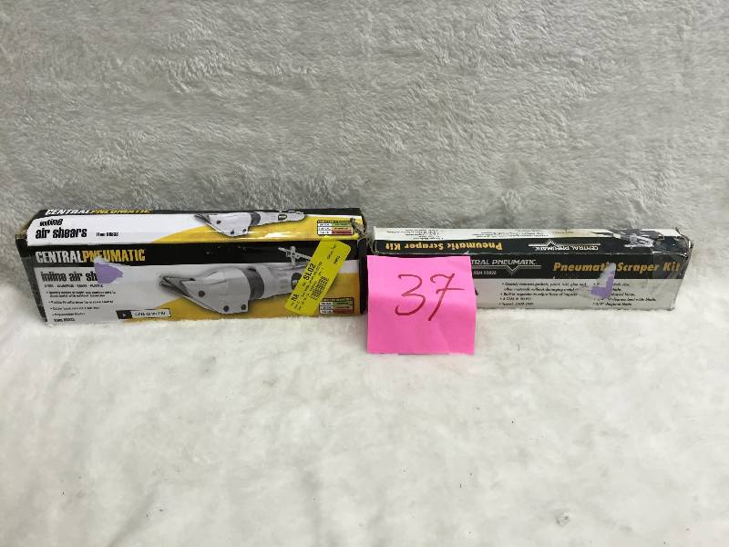 lot 37 image: Central Pneumatic Inline Air Shears