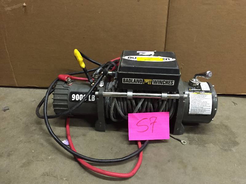 lot 57 image: 9000 Lb Winch - not tested