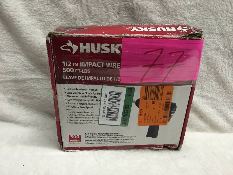 lot 77 image: Husky 12 impact Wrench