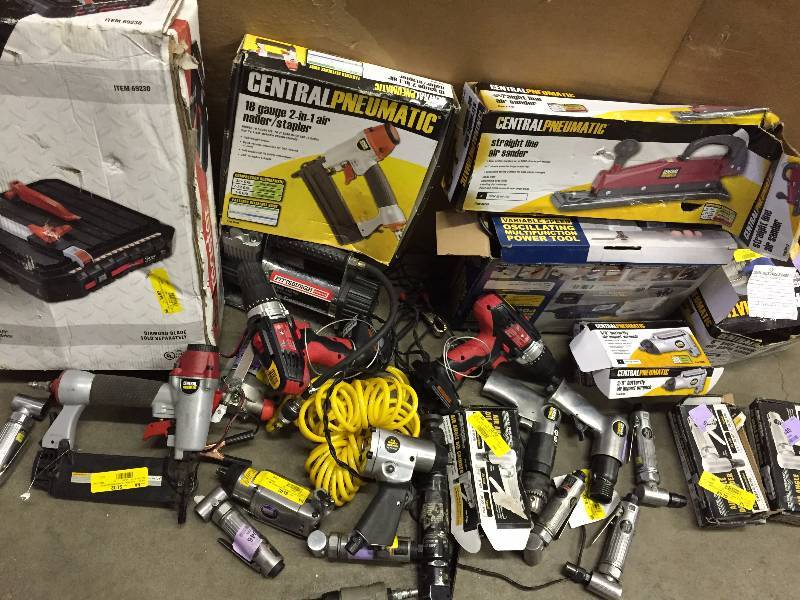 lot 20 image: Assorted Tools Lot- Mostly Air Tools not tested
