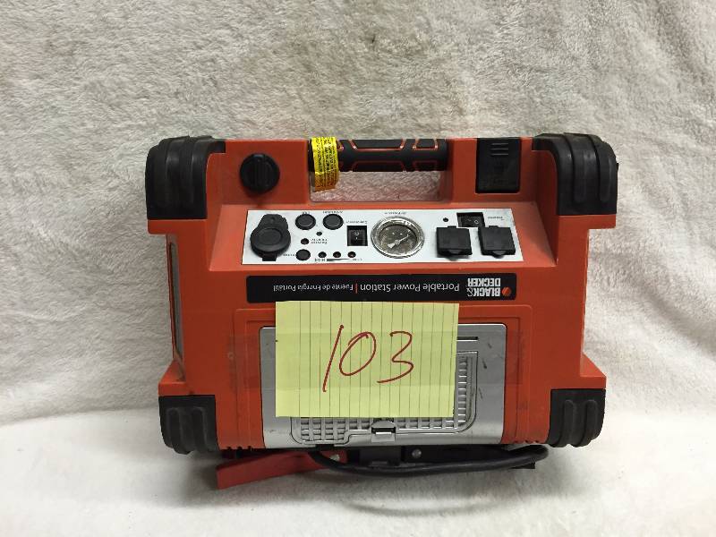 lot 103 image: Black and Decker Power Station