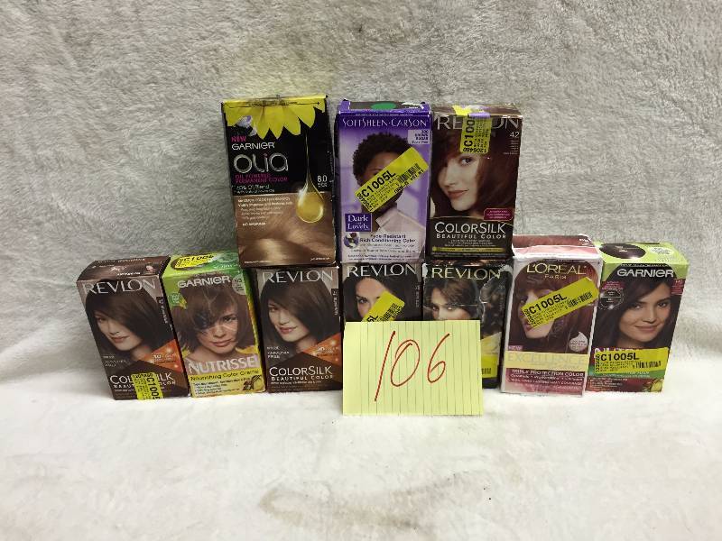 lot 106 image: Lot of Hair Colring kits