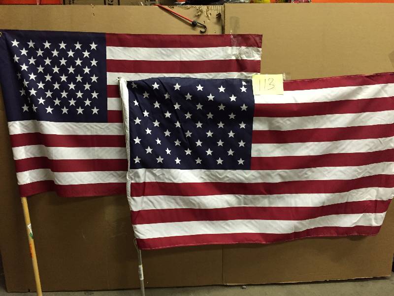 lot 113 image: Lot of Flags