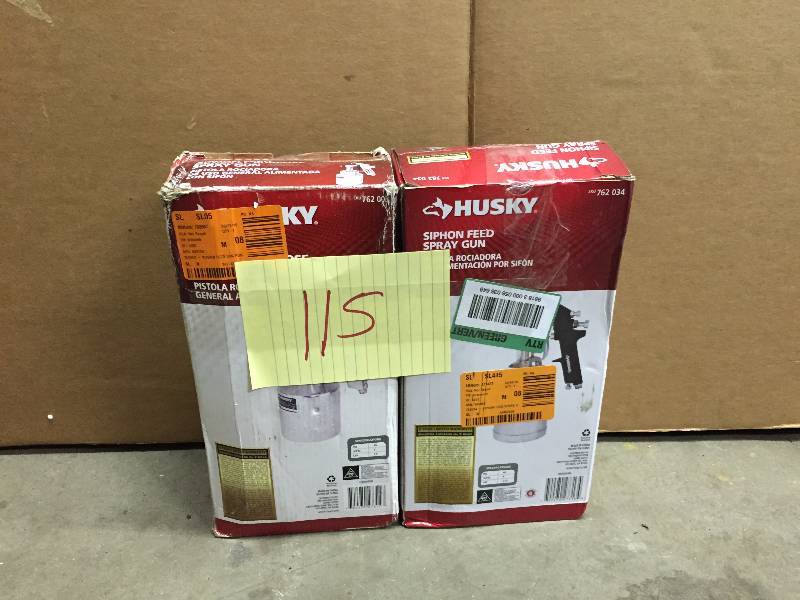 lot 115 image: Lot of Husky Spray Guns