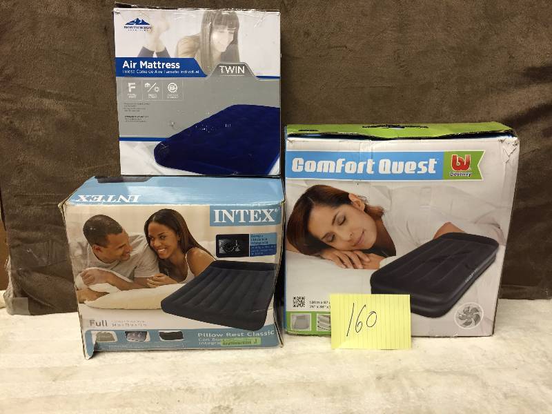 lot 160 image: Lot of Air Beds Not Tested