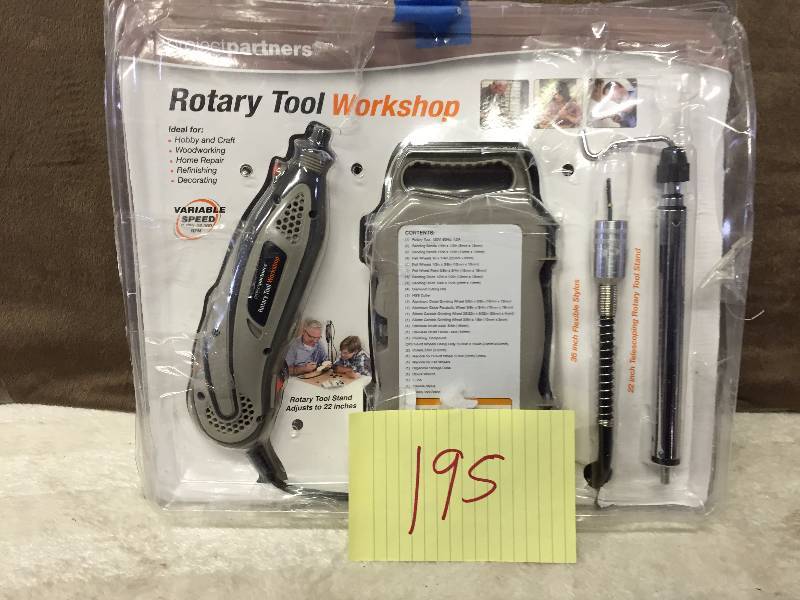 lot 195 image: Rotary Tool Set New