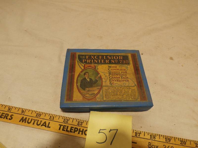 lot 57 image: Excelsior Printer.