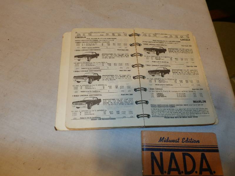 lot 66 image: 2-NADA Used Car Guides  September & October 1967