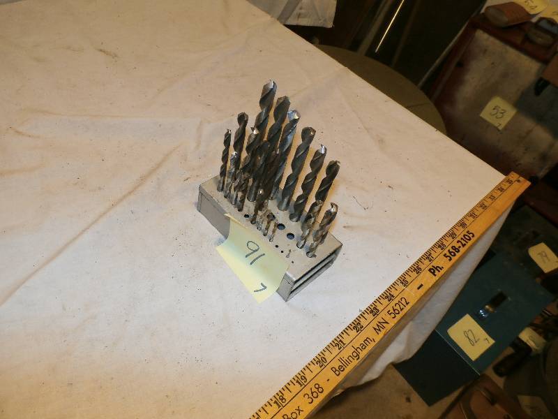 lot 91 image: Drill Bit Index With Bits