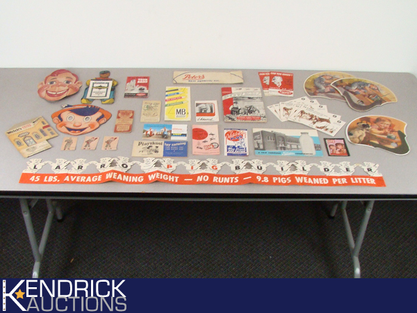 lot 30 image: Large Lot of AntiqueVintage Miscellaneous Advertising BrochuresPaper etc.