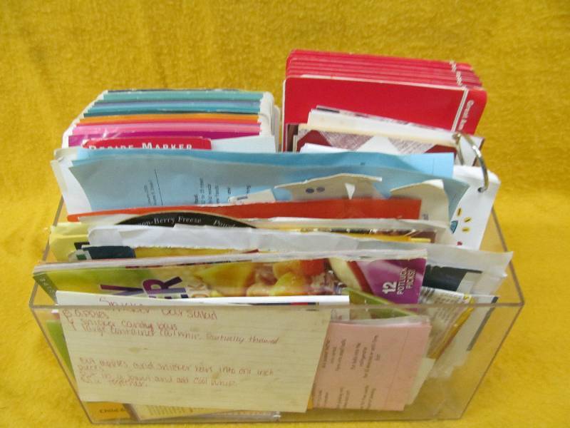 vintage card box