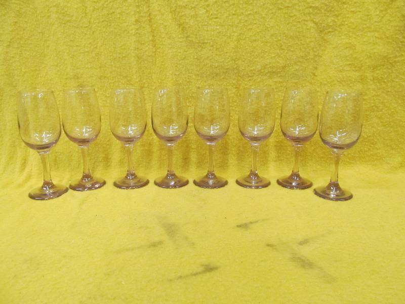 stemmed glasses