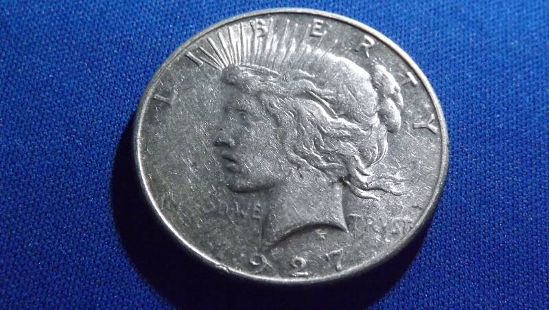 1927S Peace Dollar