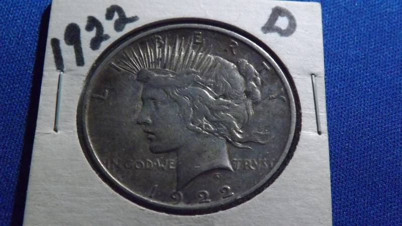 1922D Peace Dollar