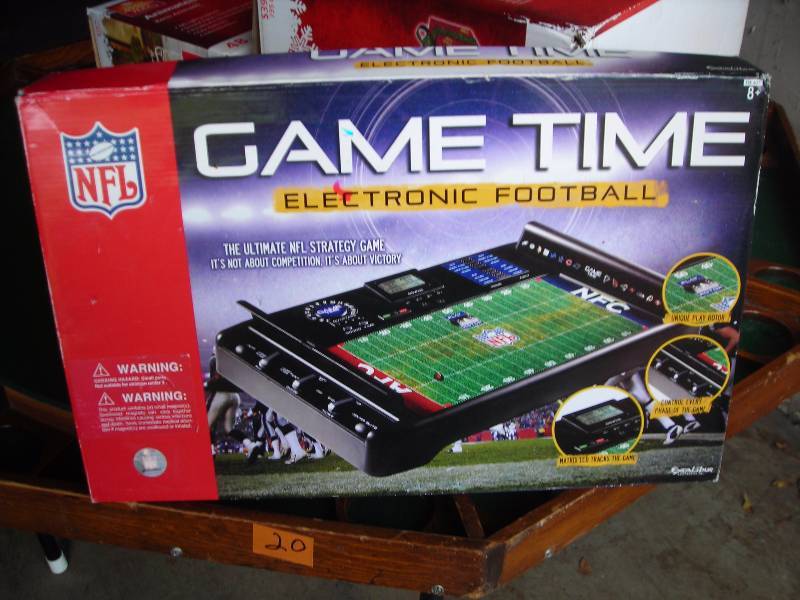 NFL Game Time Electronic Football Game In Box