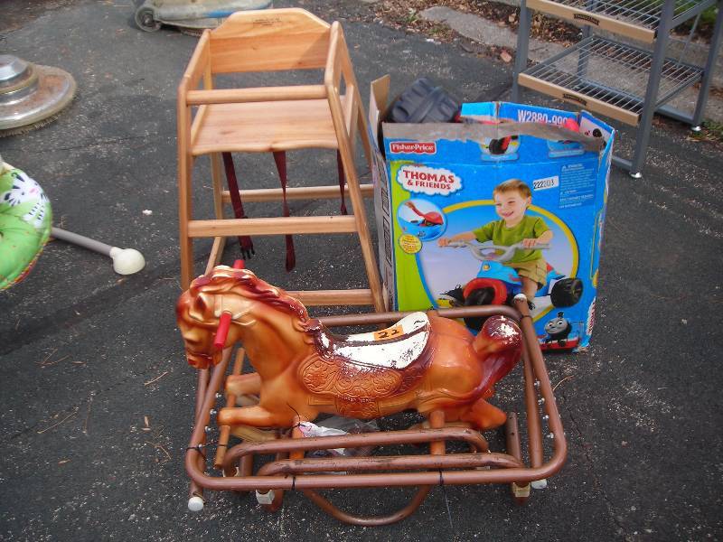 Hobby Horse, High Chair, Thomas The Train Trike