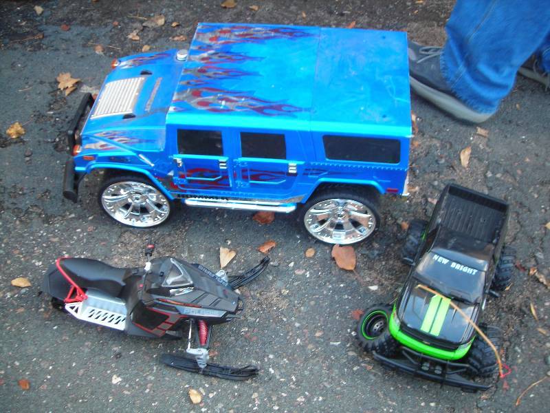 Radio Controlled Cars & Snowmobile For Part Or 
