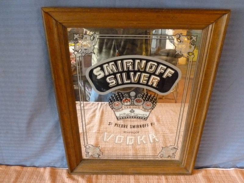 lot 18 image: Smirnoff Vodka Mirror