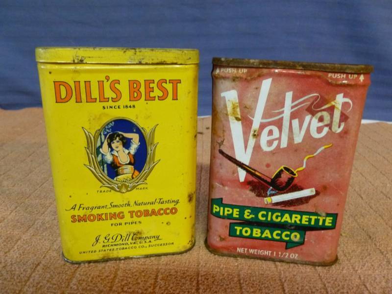 lot 49 image: Vintage Tobacco Cans