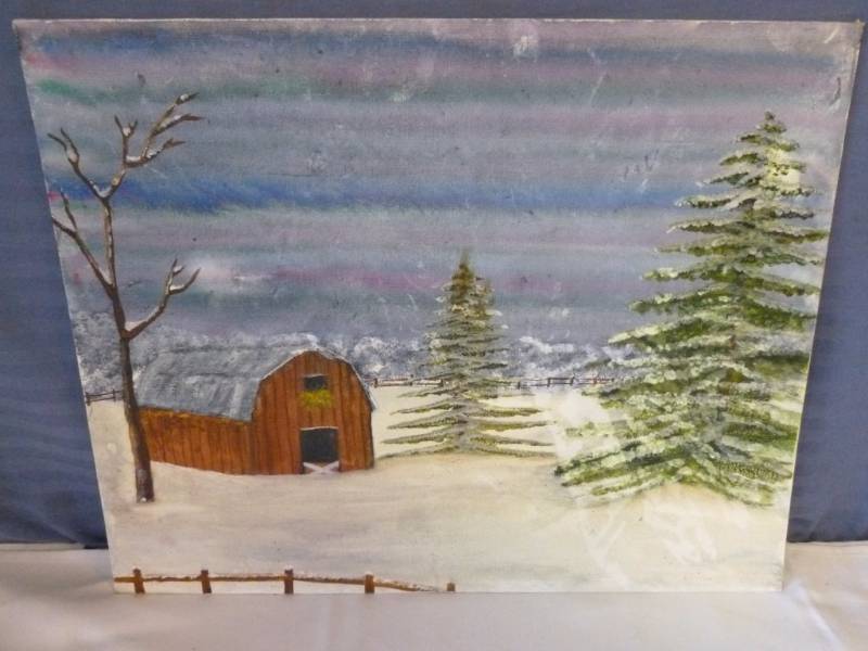 lot 264 image: Oil Painting