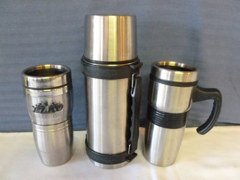 lot 293 image: Stainless Thermos