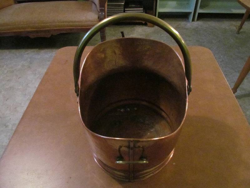 Copper Ash Bucket