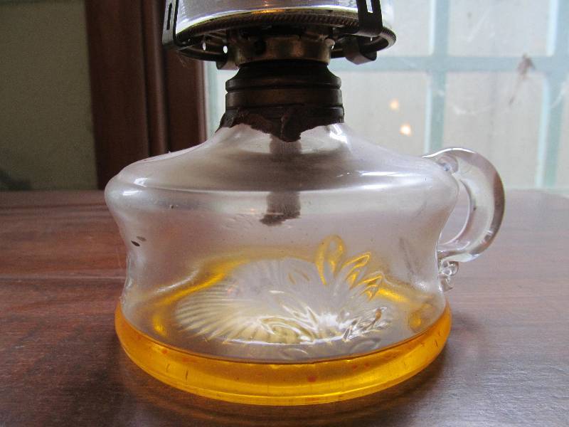 Glass Oil Lamp