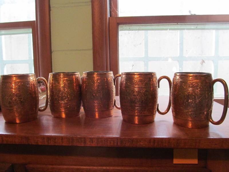 Copper Mugs from Pakistan