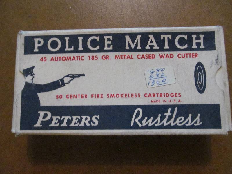 Police Match Ammo Box